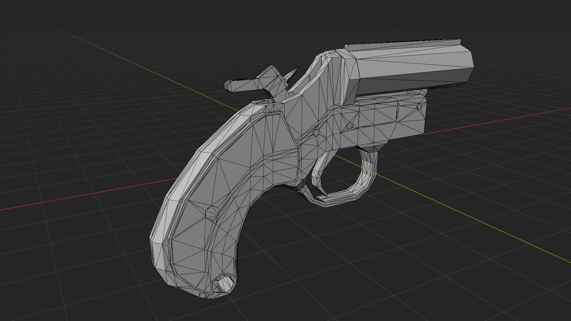 Low Poly Flare Gun preview image 8